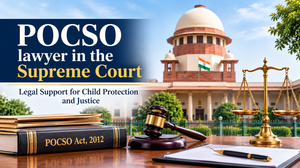 POCSO lawyer in the Supreme Court – legal support and child protection at the Supreme Court of India.